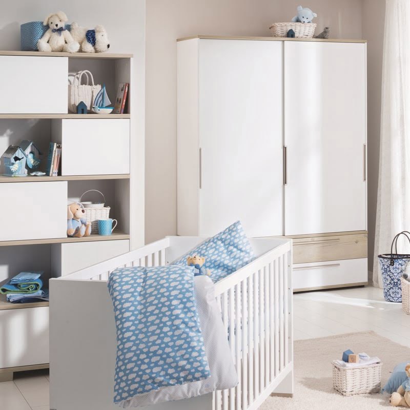 Kleiderschrank Carlo mit Schiebetüren Schmal 4