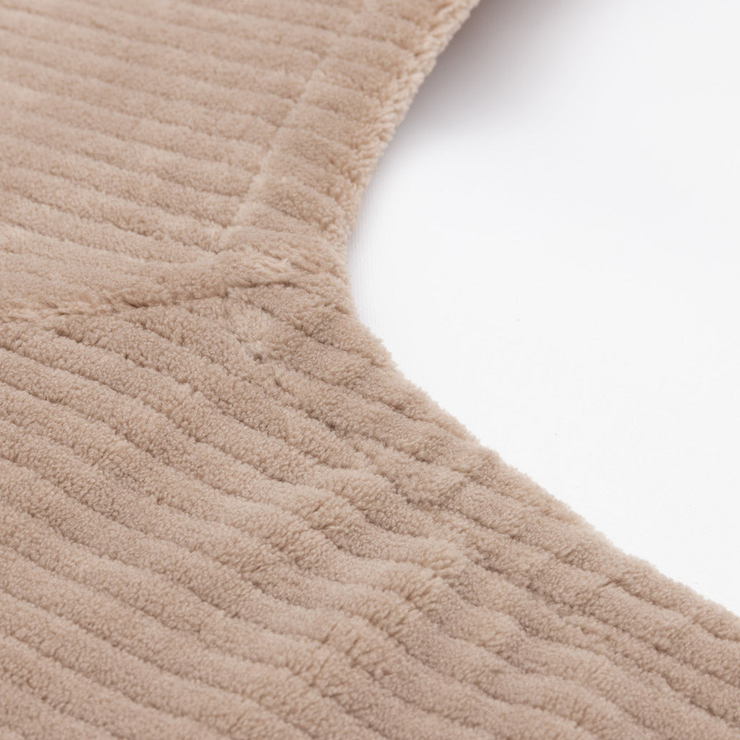 Wickelkissenbezug Cloudy Rib Milky Coffee 5