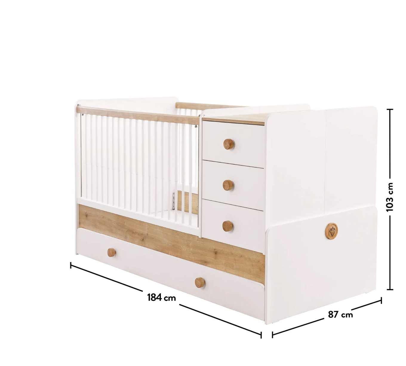 Babybett Natura Baby Umbaubar 21