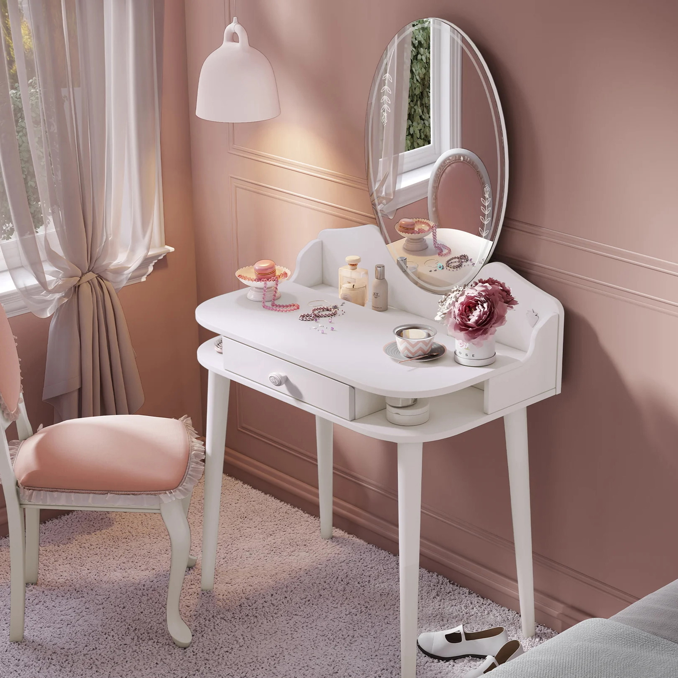 Schminktisch Weiss 5