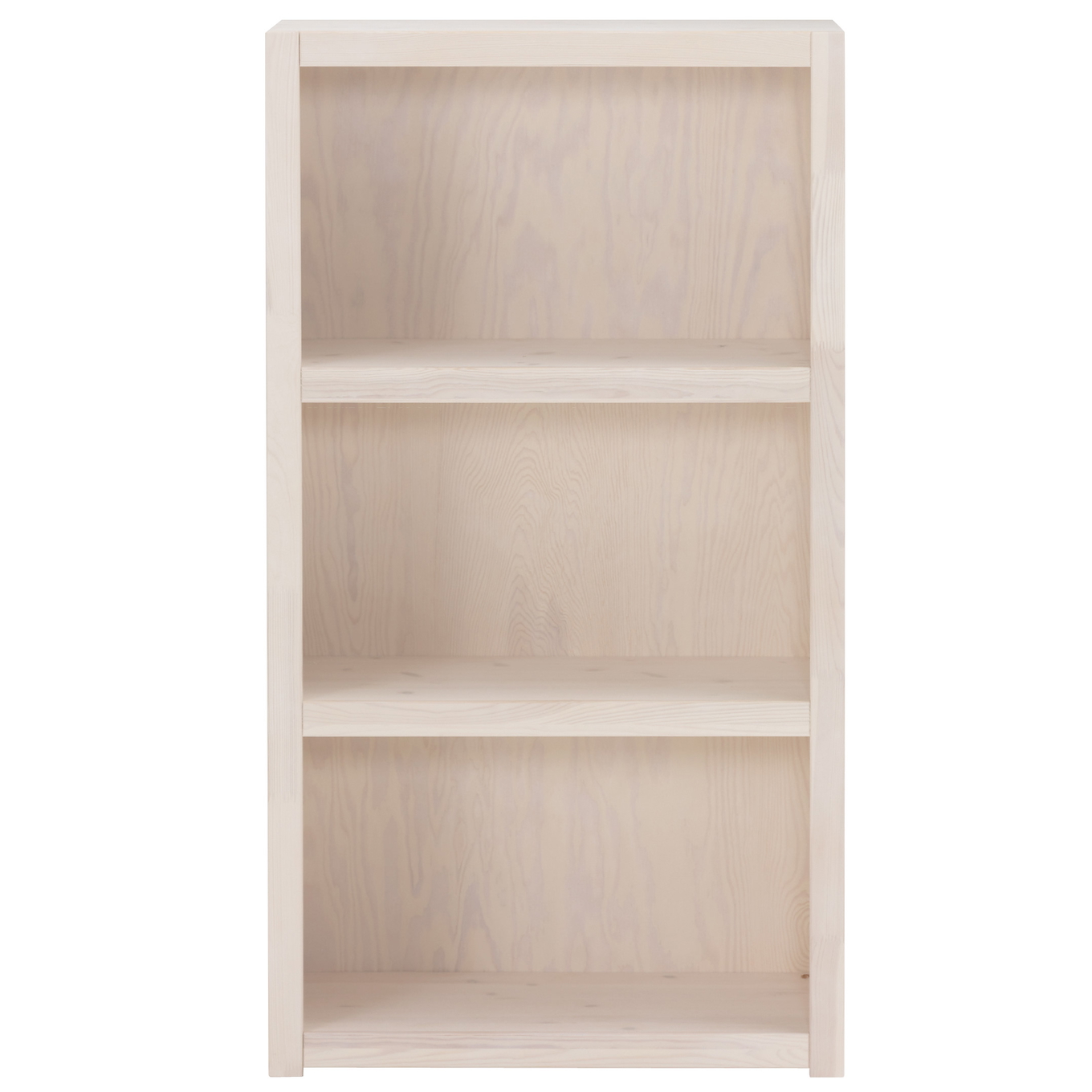 Regal 3 Fächer Weiss lasiert