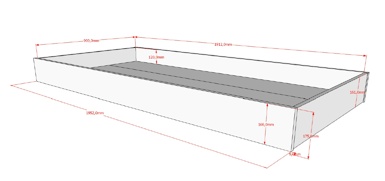 Kojenbett Forrest inkl. Ausziehkasten Weiss 7