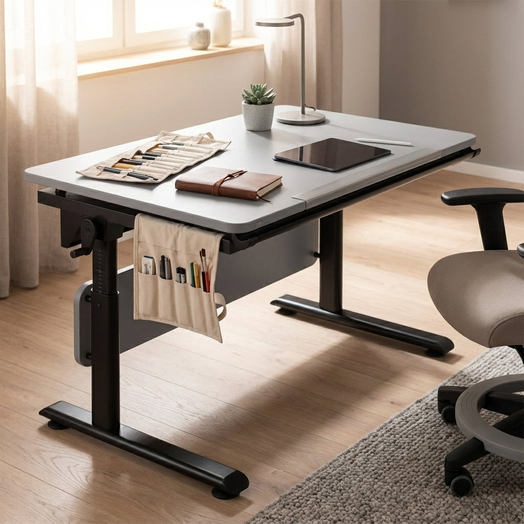 Schreibtisch Diego 105 Schwarz Grau 5