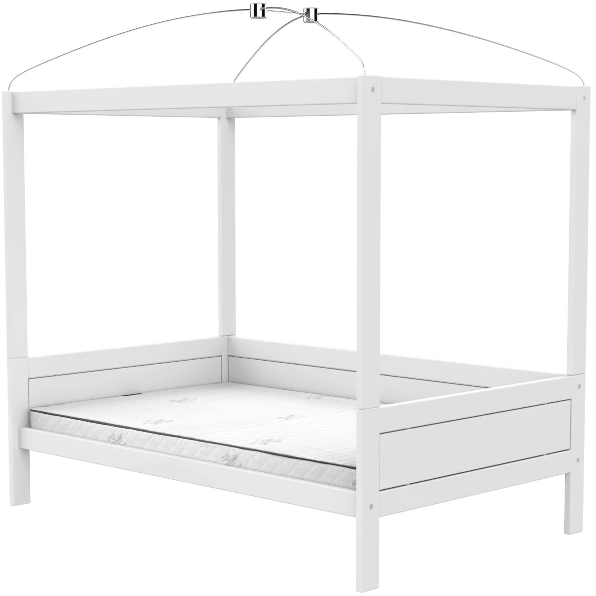 Himmelbett Lifetime Deluxe Lattenrost, Weiss, 120 x 200 cm 4