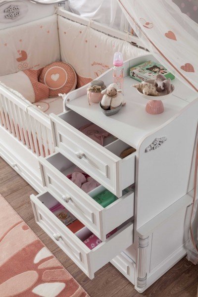 Babybett Romantic Umbaubar 5