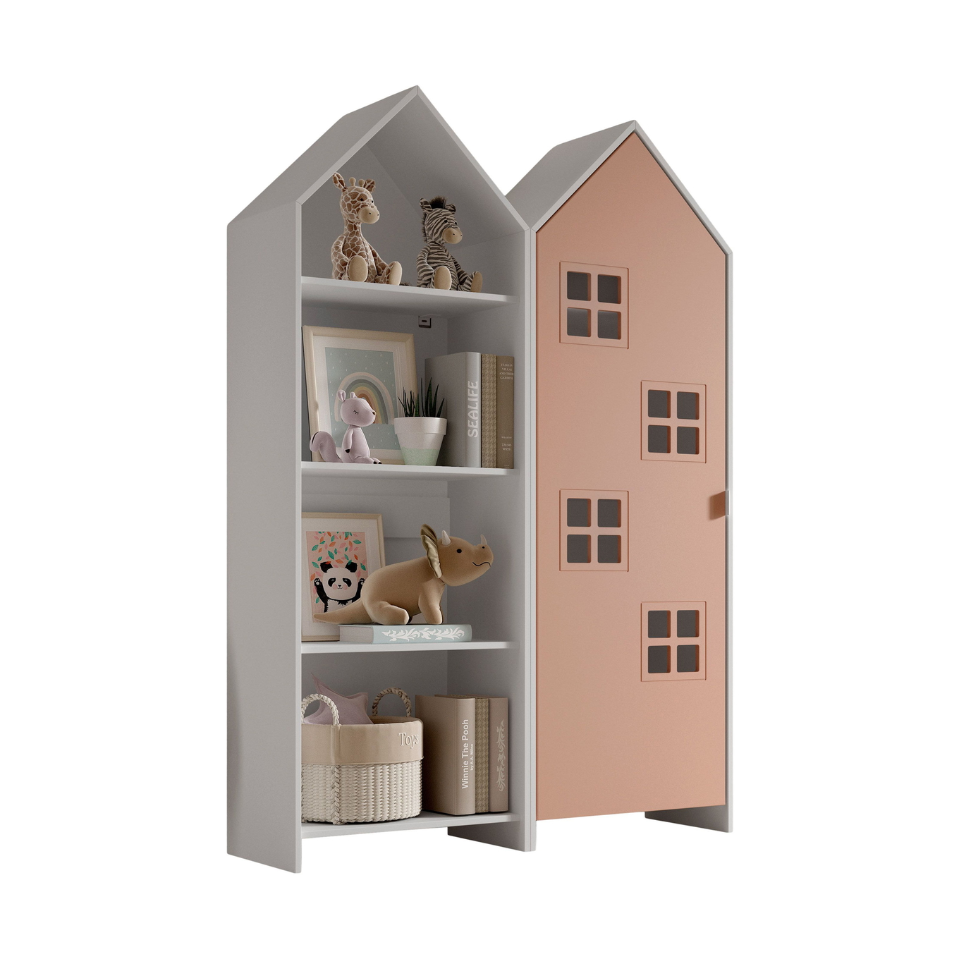 Regalschrank Casami Bruges 2-teilig Set Altrosa