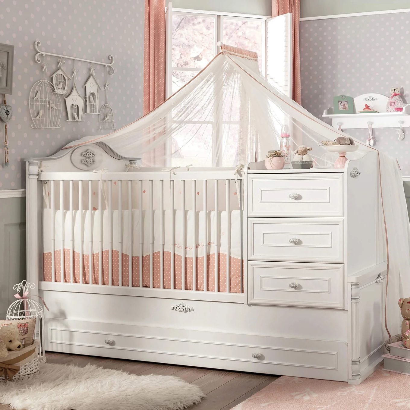 Babybett Romantic Umbaubar #2