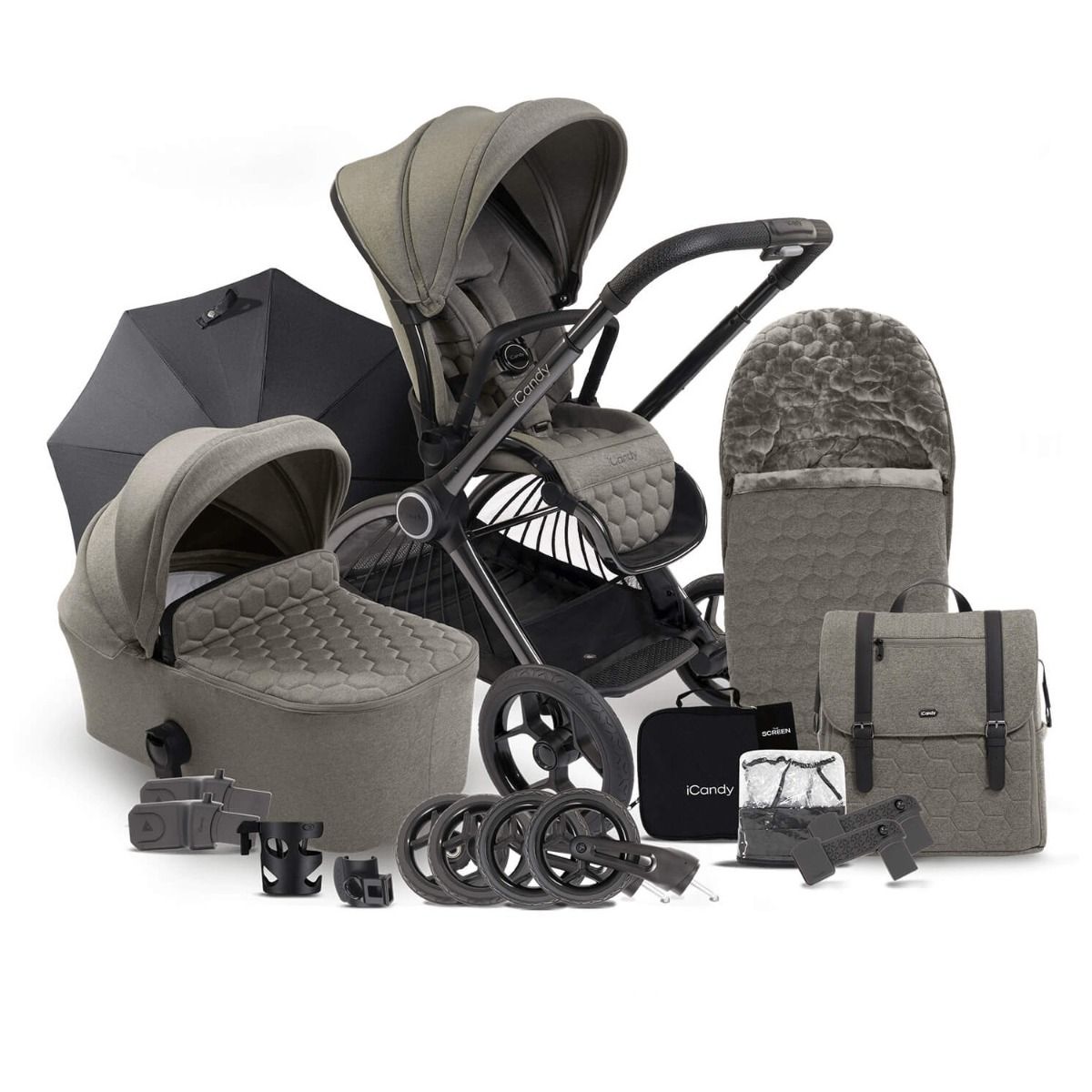 Kinderwagen Core Summer Bundle Hellgrün