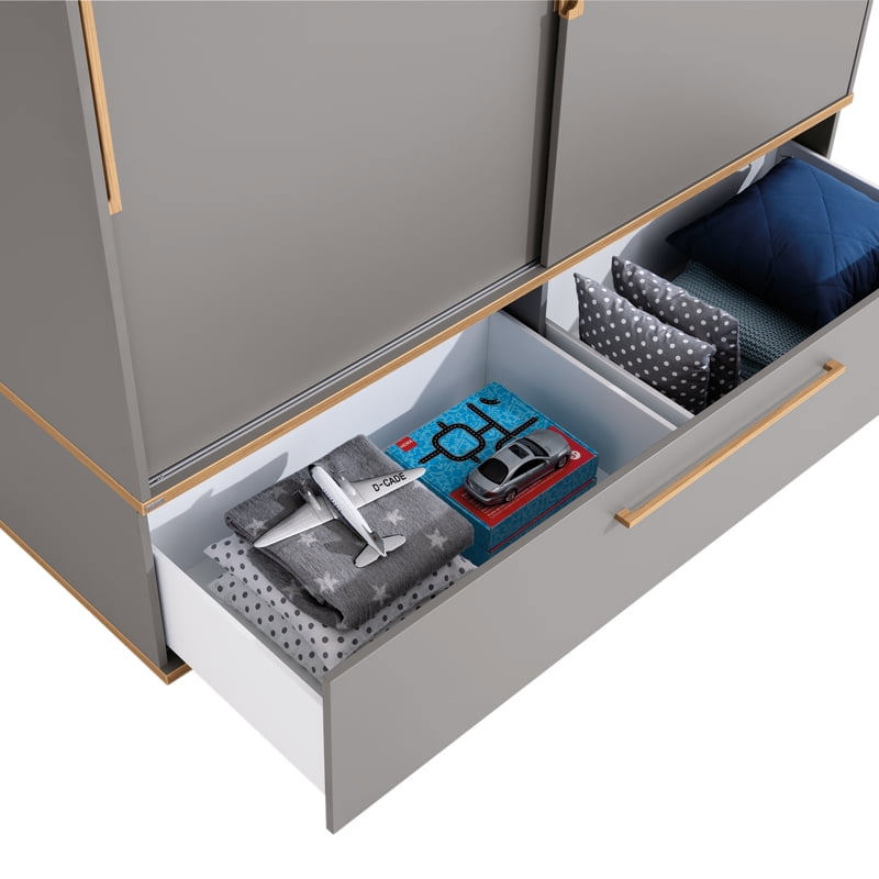 Kleiderschrank Sten Schmal, mit Schiebetür 3