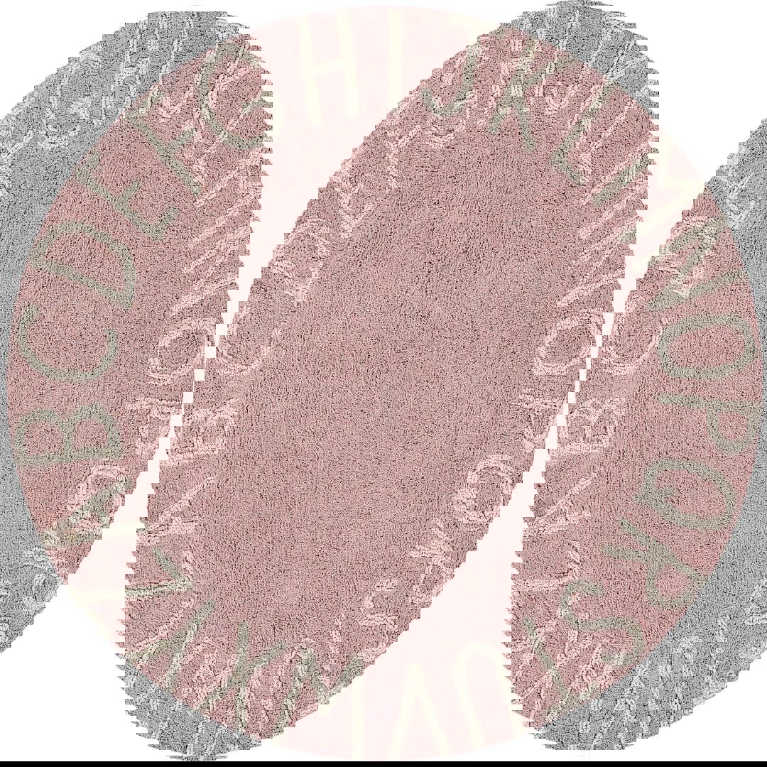 Teppich ABC Rund Nude