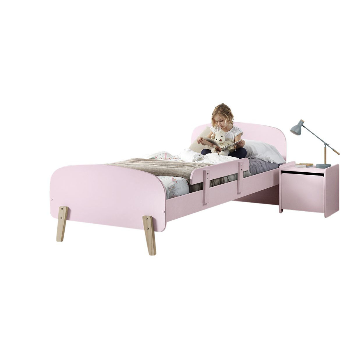 Kinderzimmer Kiddy 3-teilig Set C Rosa