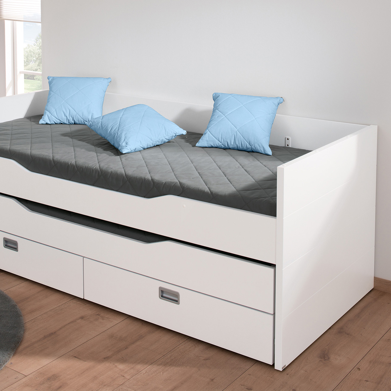 Partykissen aus Baumwolle Hellblau