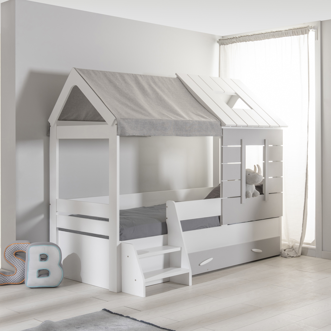 Abenteuerbett My House Weiss #2