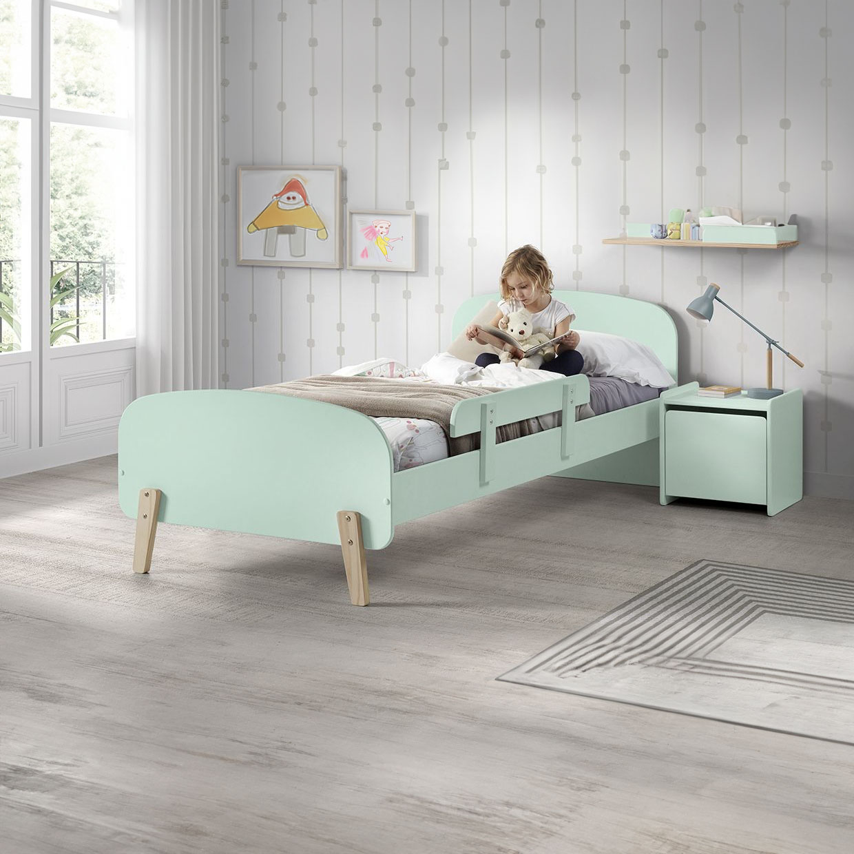 Kinderzimmer Kiddy 3-teilig Set C Mint #2