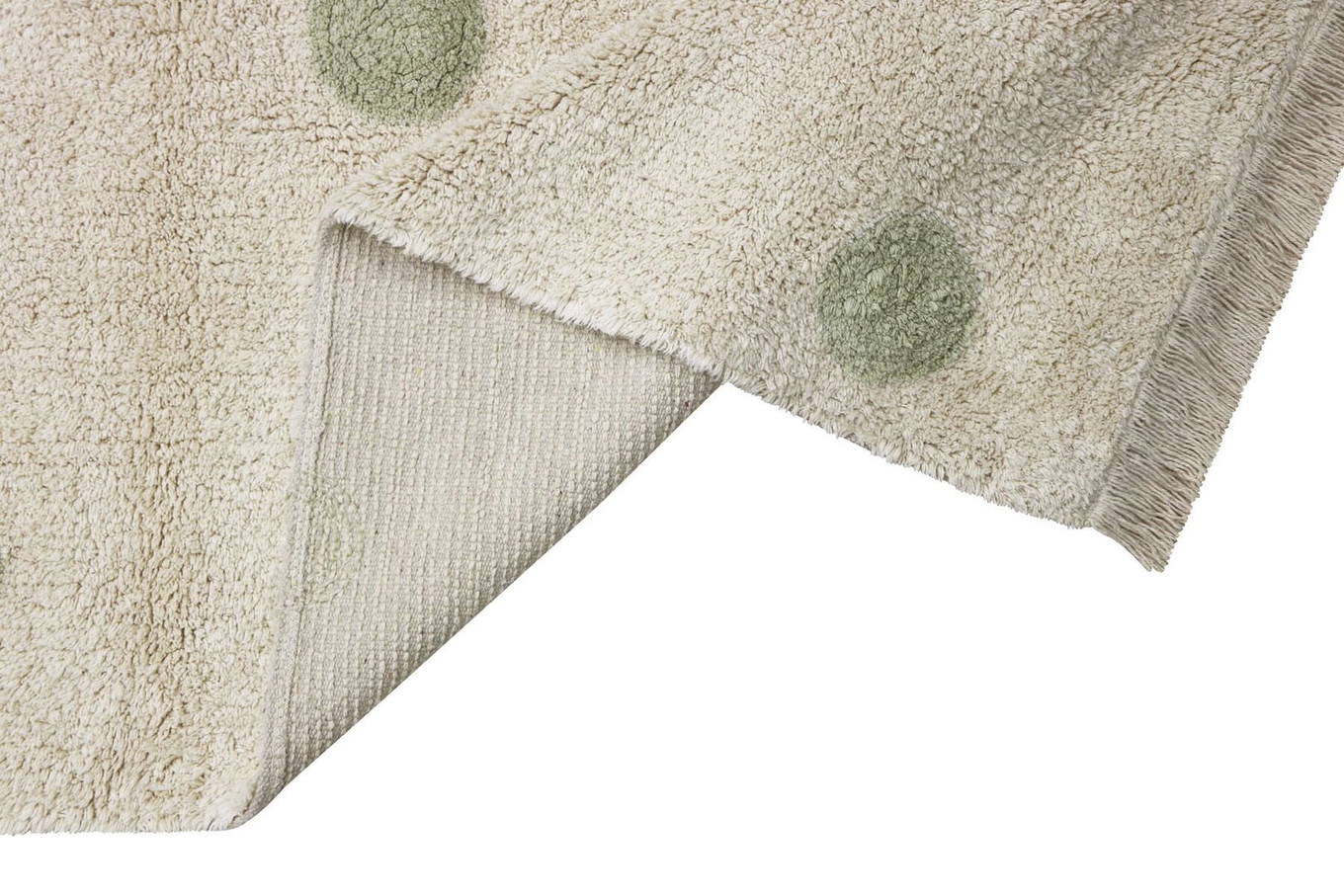 Teppich Hippy Dots Olive 6