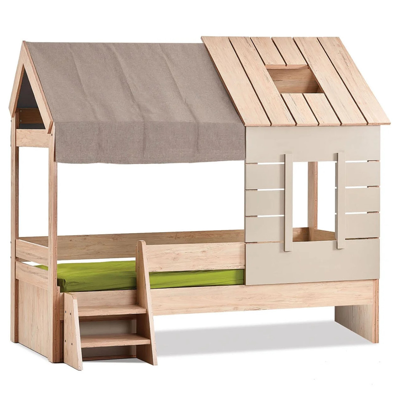 Abenteuerbett My House Braun