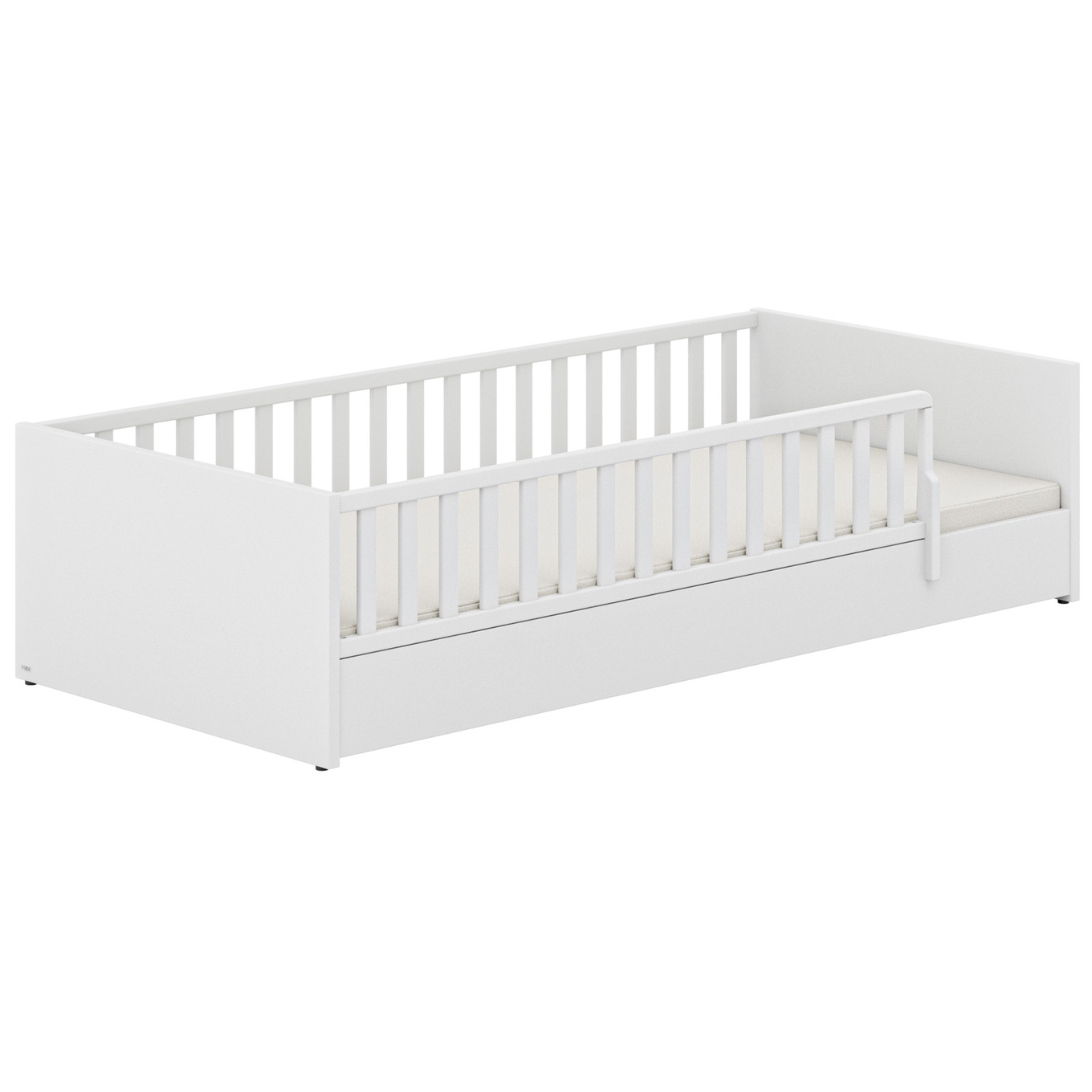 Bett Little Flo Weiss, 90 x 200 cm