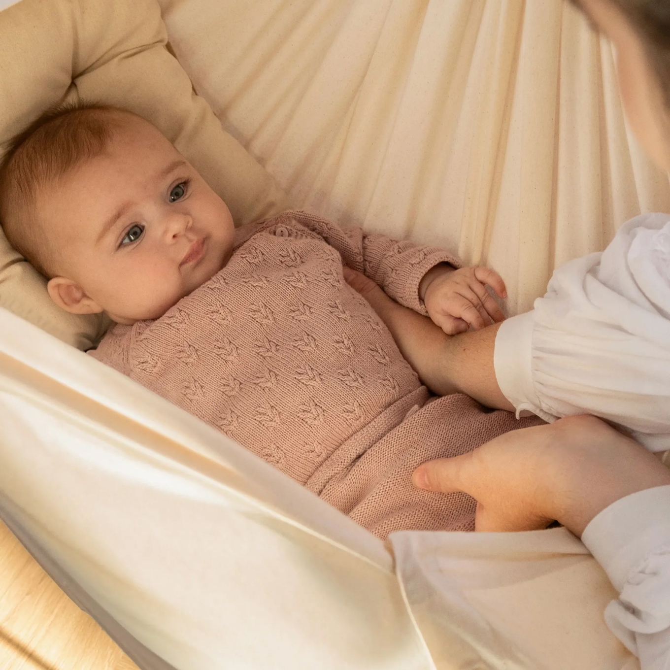 Baby Federwiege Babyrosa #2