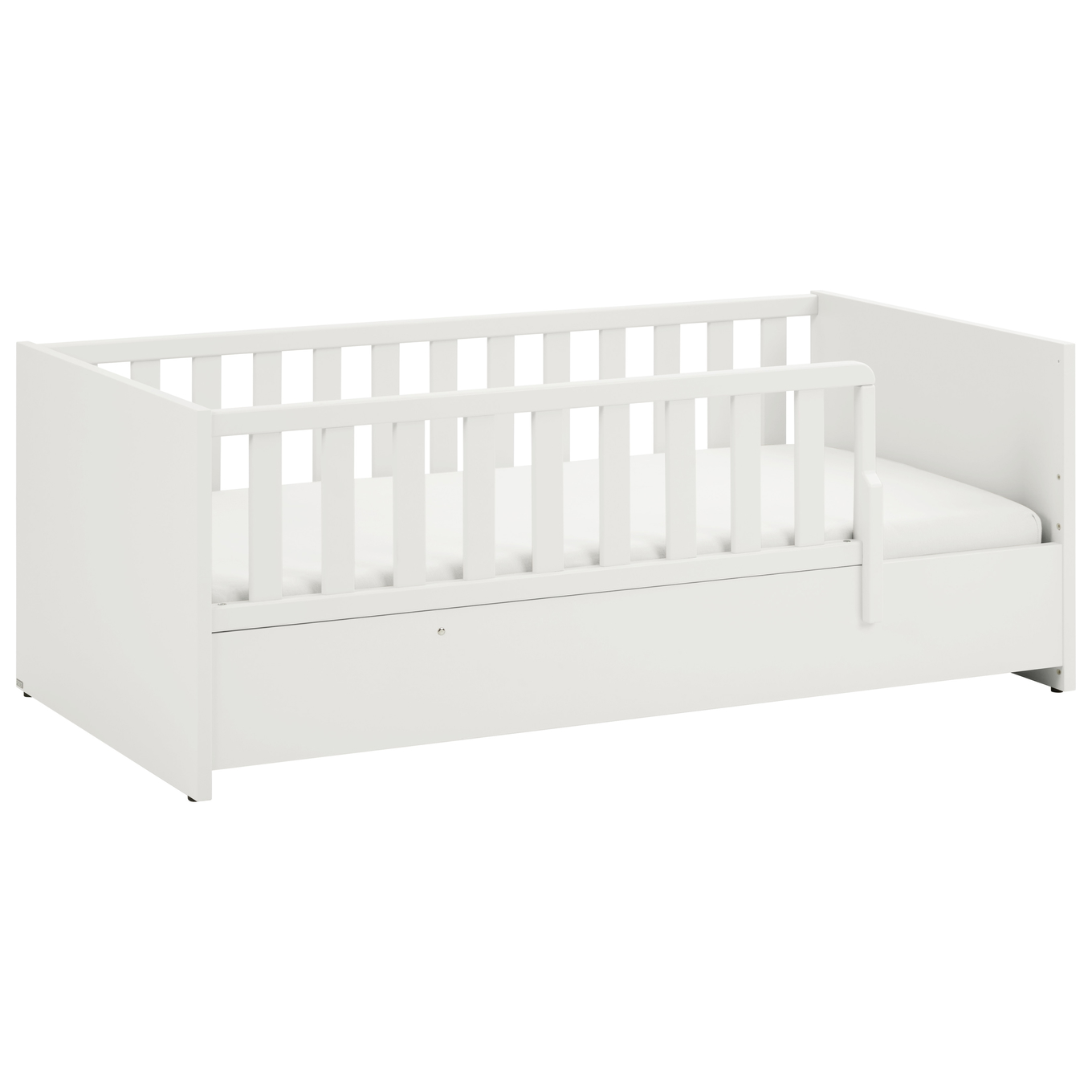 Bodenbett Little Snu 70 x 140 cm Weiss