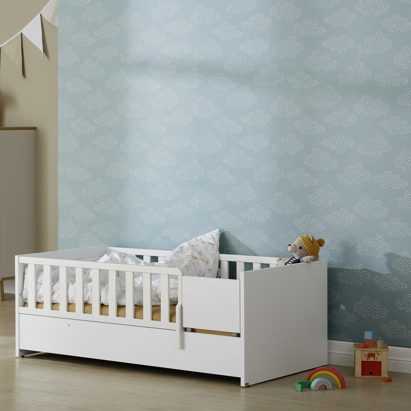 Rausfallschutz Little Snu Weiss 3