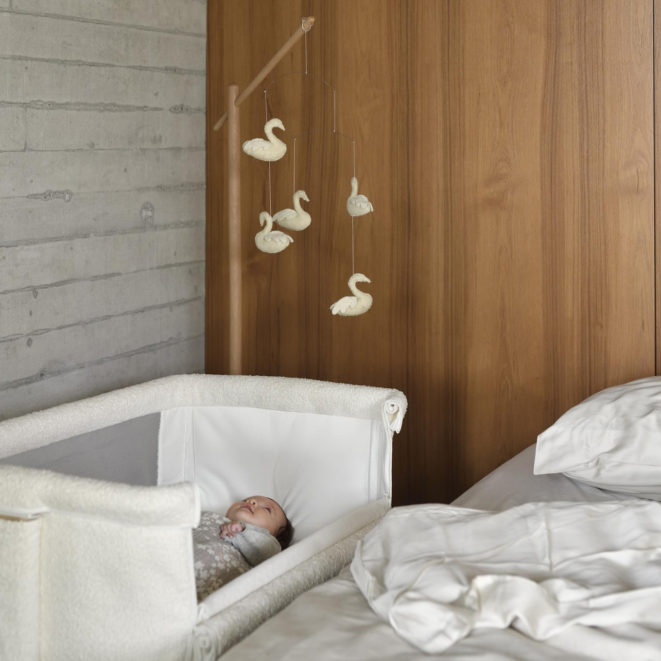 Beistellbett Side-By-Side Natural Cream 4