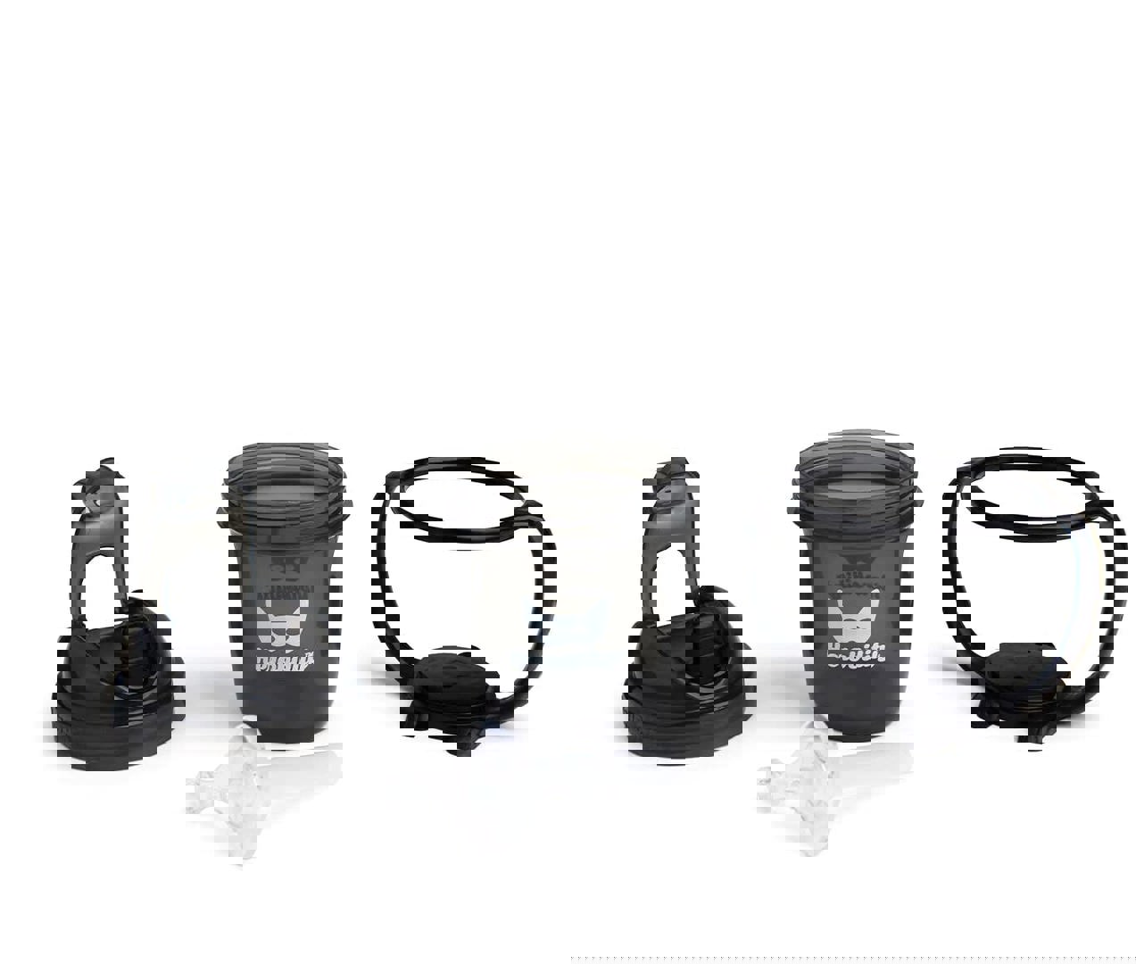 Trinkbecher Sippy Cup Schwarz 3