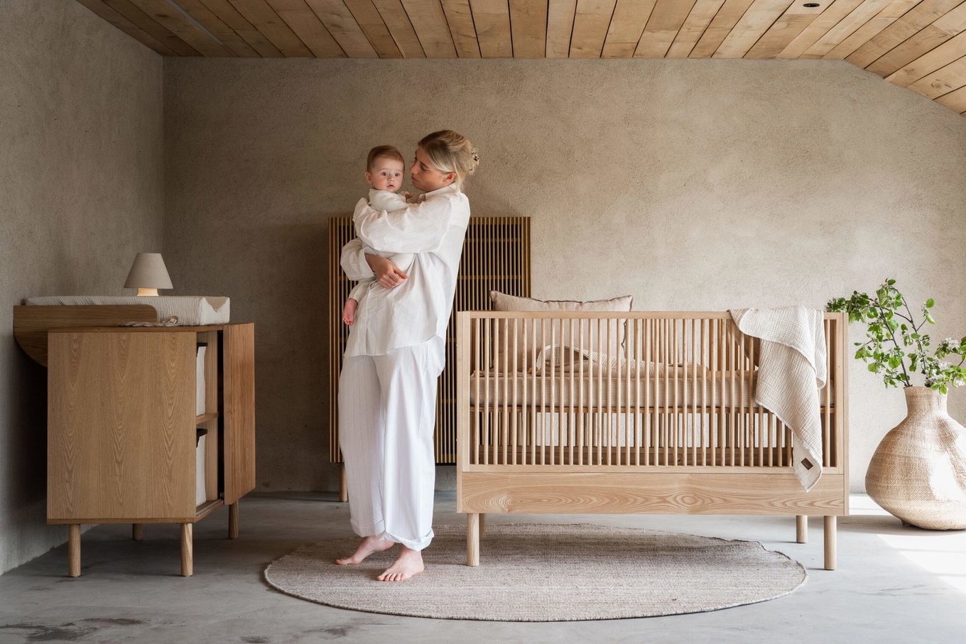 Babybett Hai No Ki Wood 11