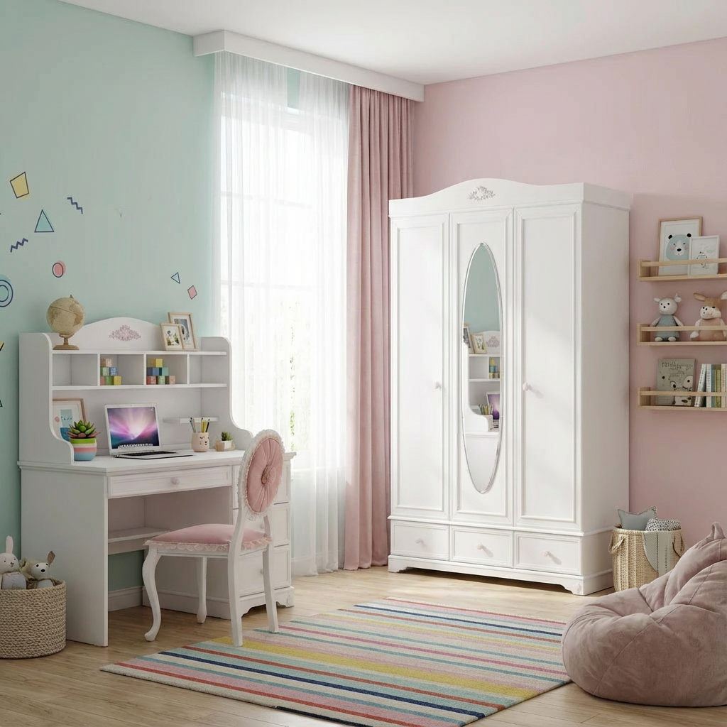 Kleiderschrank Rustik 3-türig 4