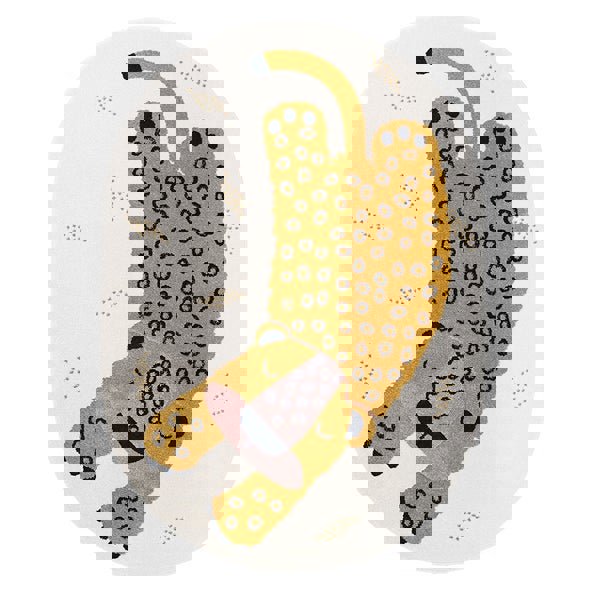 Teppich Kleo Leopard Gelb