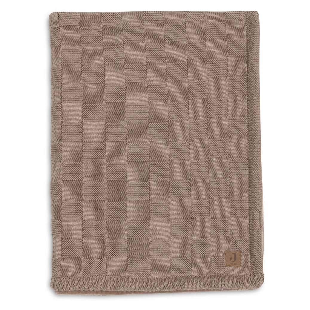 Decke Box Knit Velvet Milky Coffee