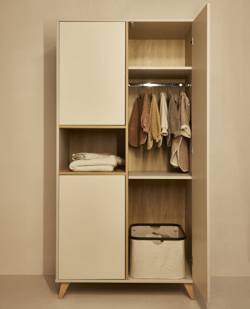 Kleiderschrank Loft Clay, 2-türig 4