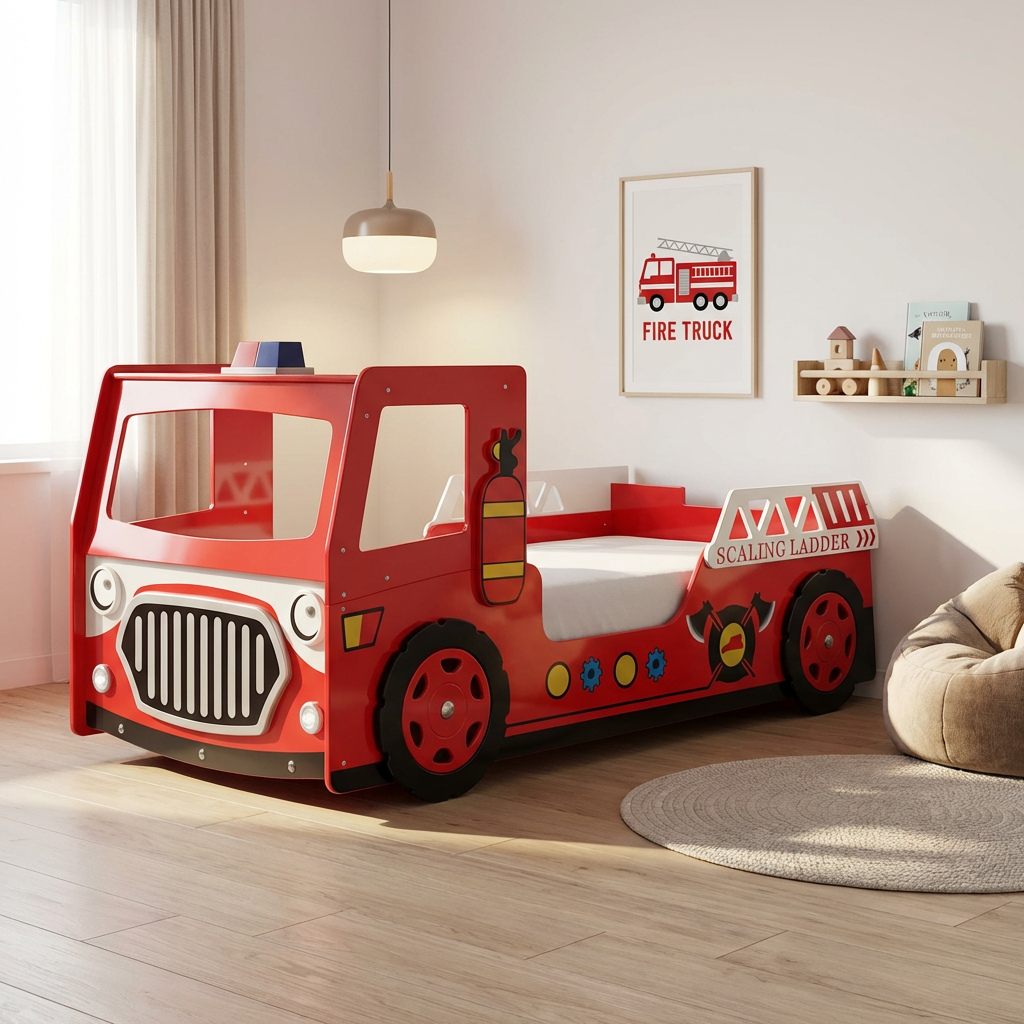Autobett Feuerwehr 7