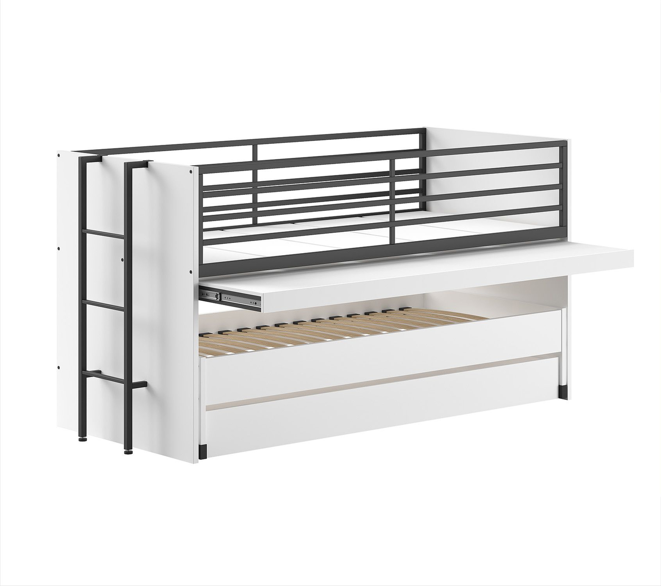 Etagenbett Sam mit viel Funktion Weiss 6