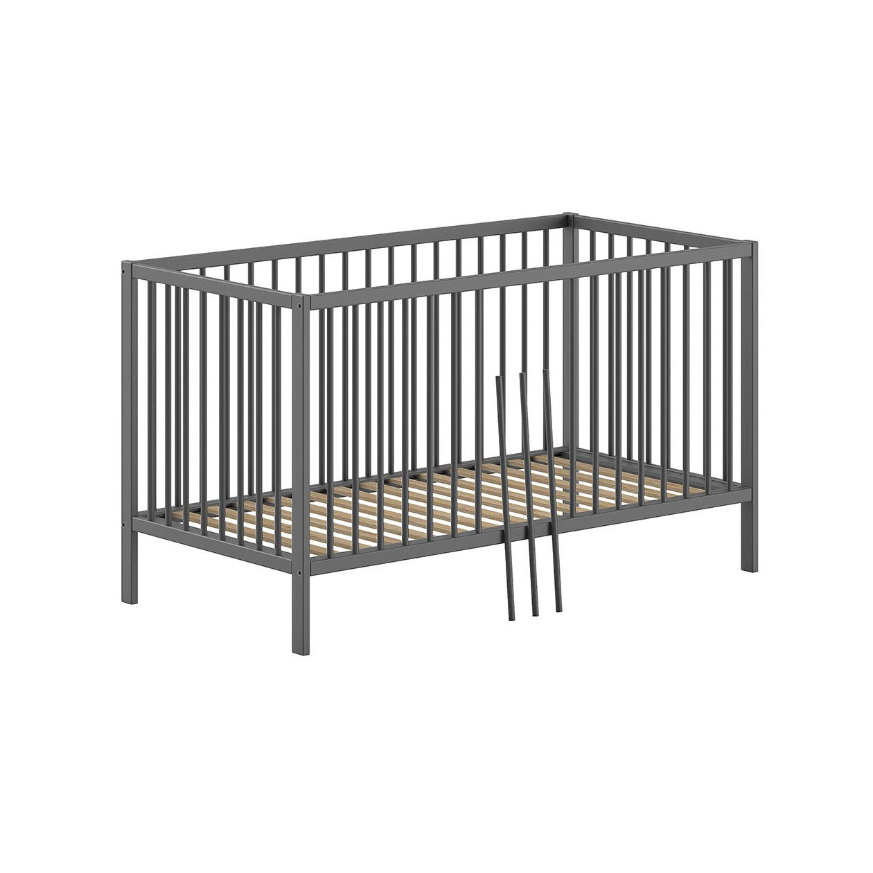 Babybett Dino 70 Anthrazit