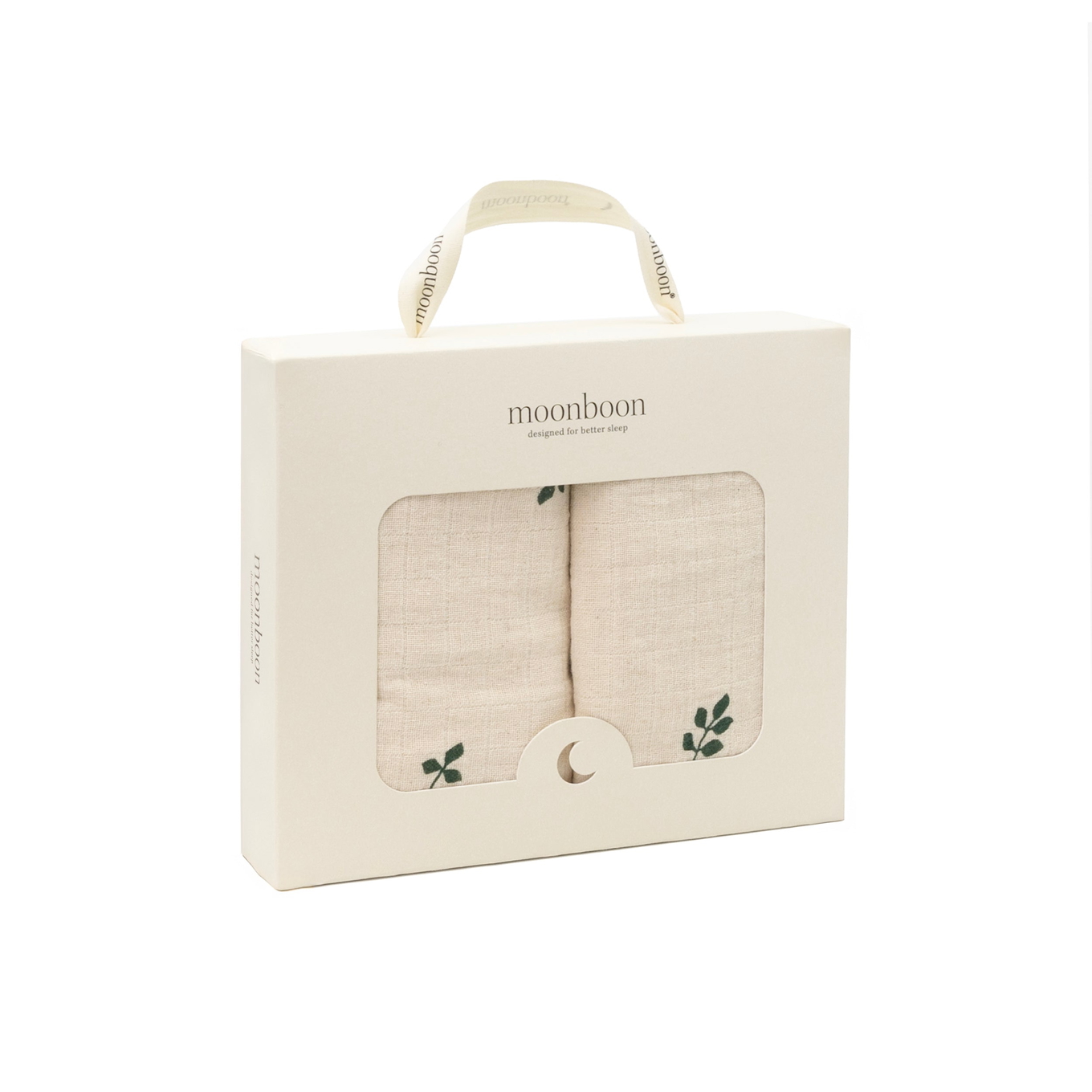 Spucktücher Leaves 2er Set 3