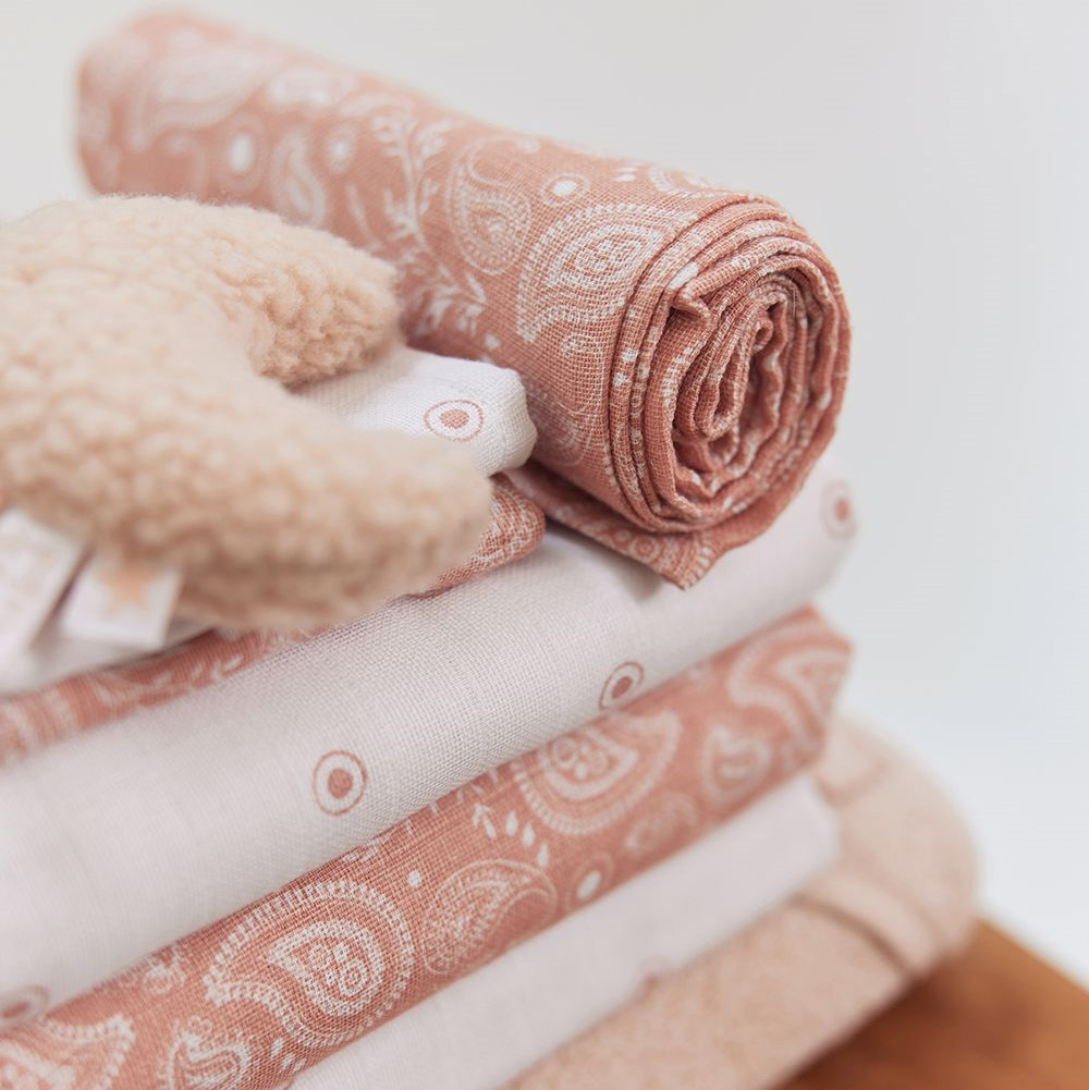 Spucktücher Paisley Halo Rosewood 2er Set #2