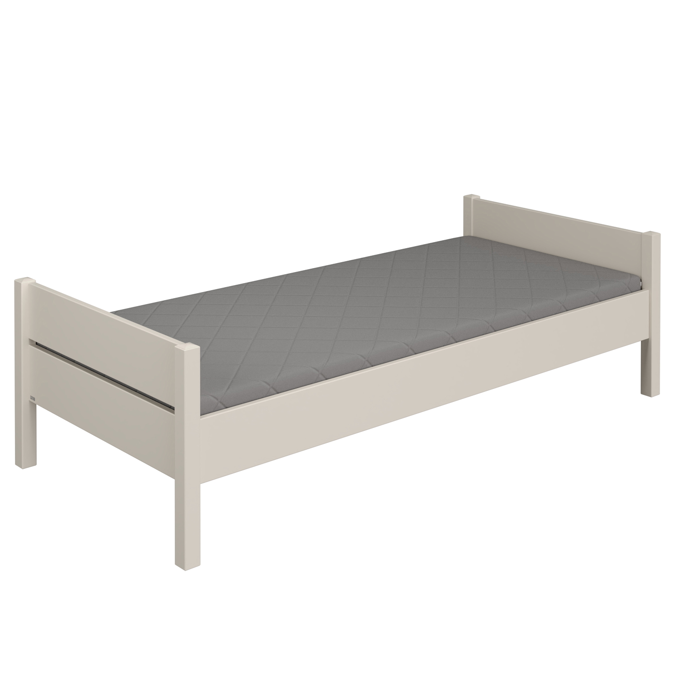 Bett Tiago Beige, 90 x 200 cm