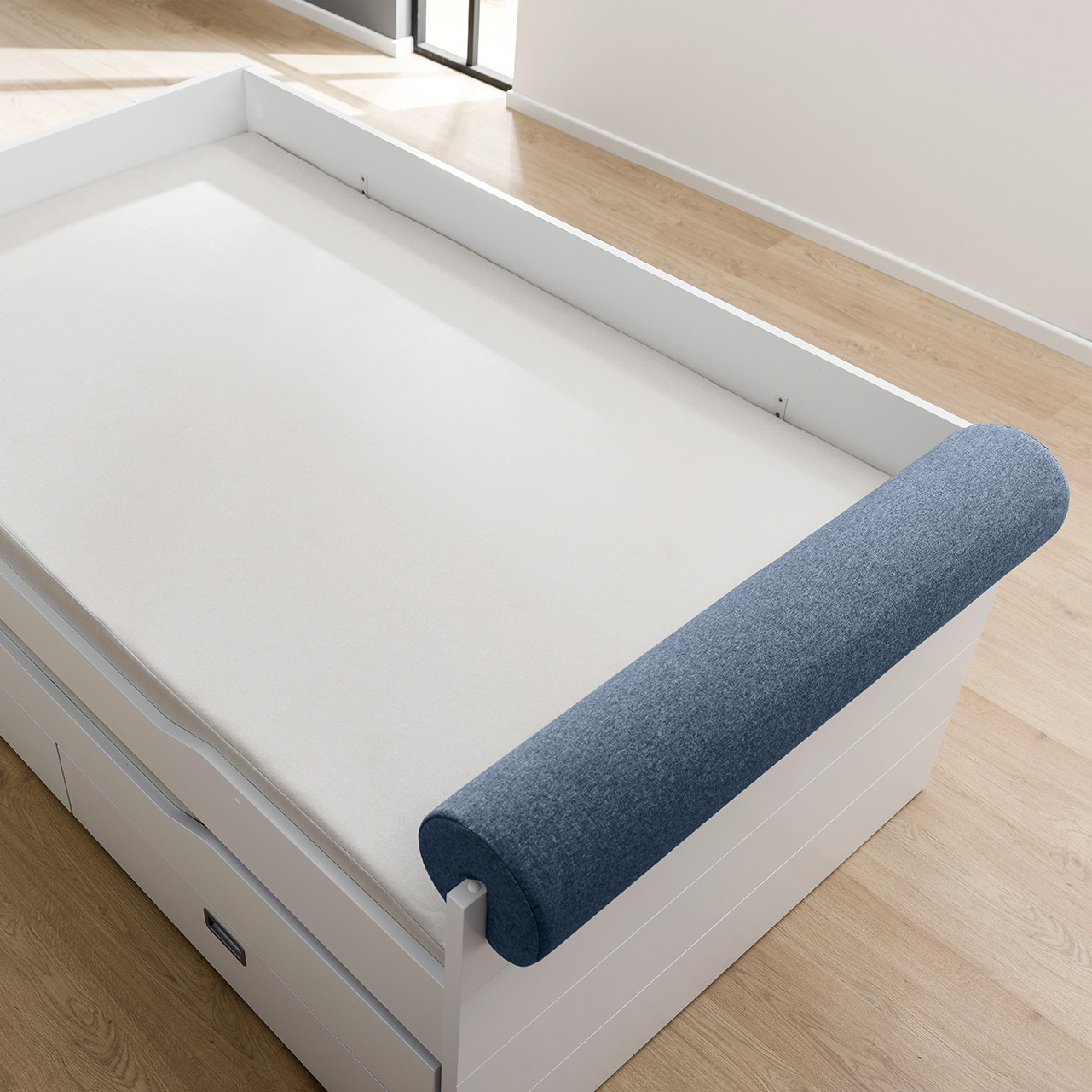 Comfortrolle aus Mikrofaser Gross Tintenblau 1