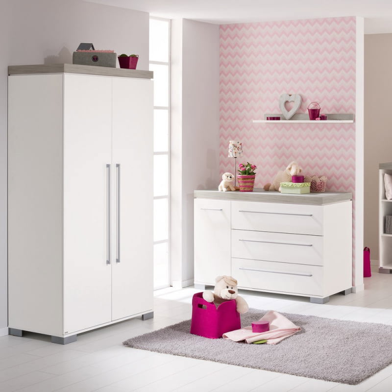 Kleiderschrank Kira 2-türig, Nautik #2