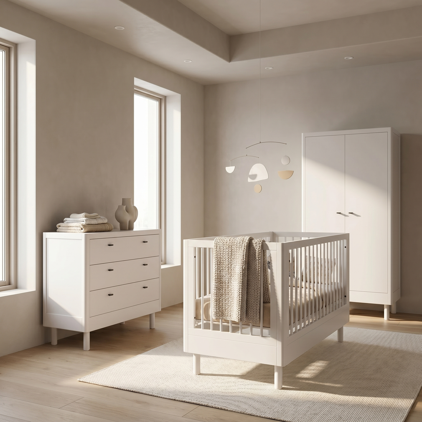 Babyzimmer Forrest Buche 4-teilig Set #2