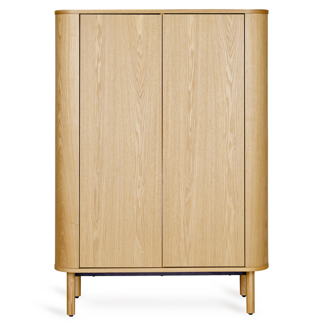 Kleiderschrank Yume Flache Türen 2-türig