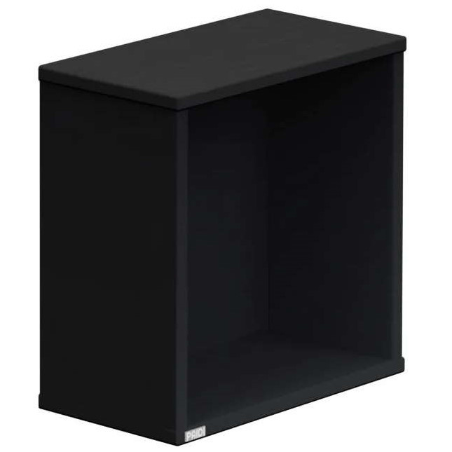 Wandregal Quadratisch Naturschwarz