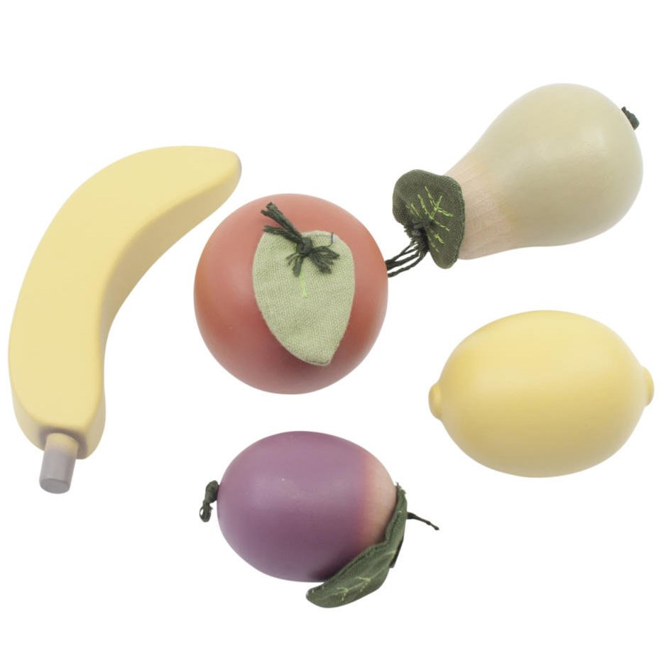 Spielzeug Früchte aus Holz