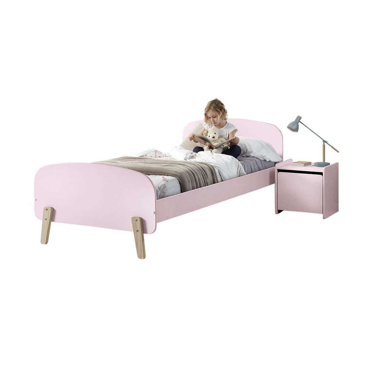 Kinderzimmer Kiddy 2-teilig Set Rosa