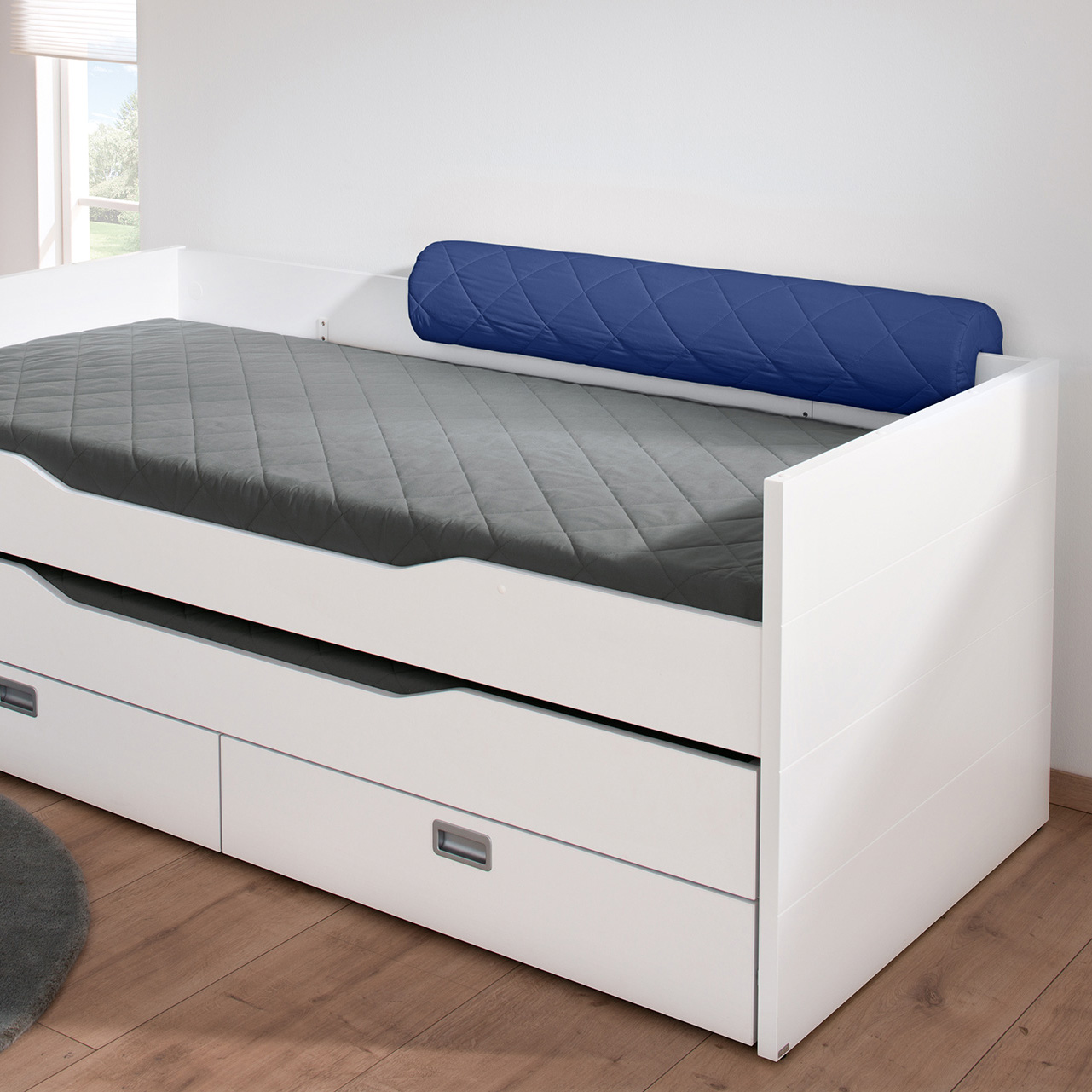 Comfortrolle aus Baumwolle Gross Dunkelblau