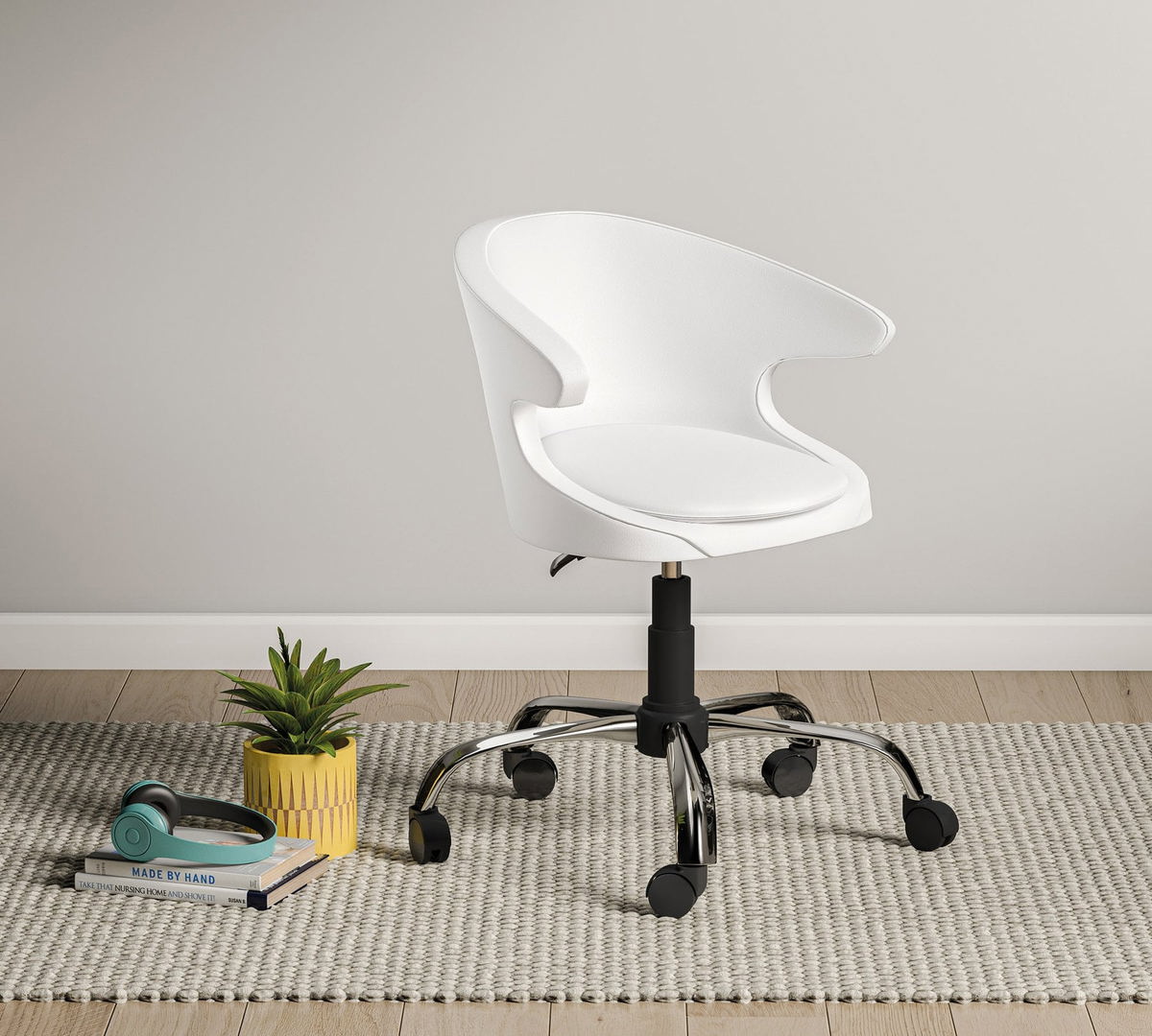 Bürostuhl Pearl Weiss 3