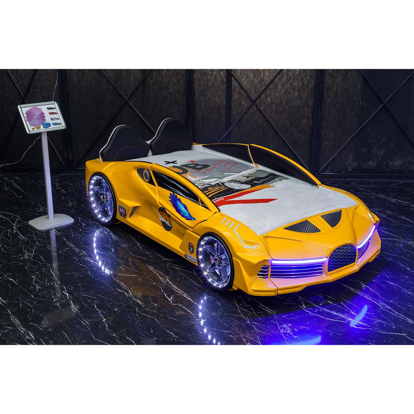 Autobett Speedster  Gelb 4