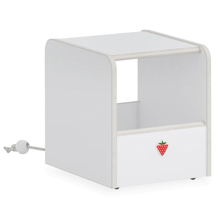 Hocker / Spielzeugkiste Montes Weiss