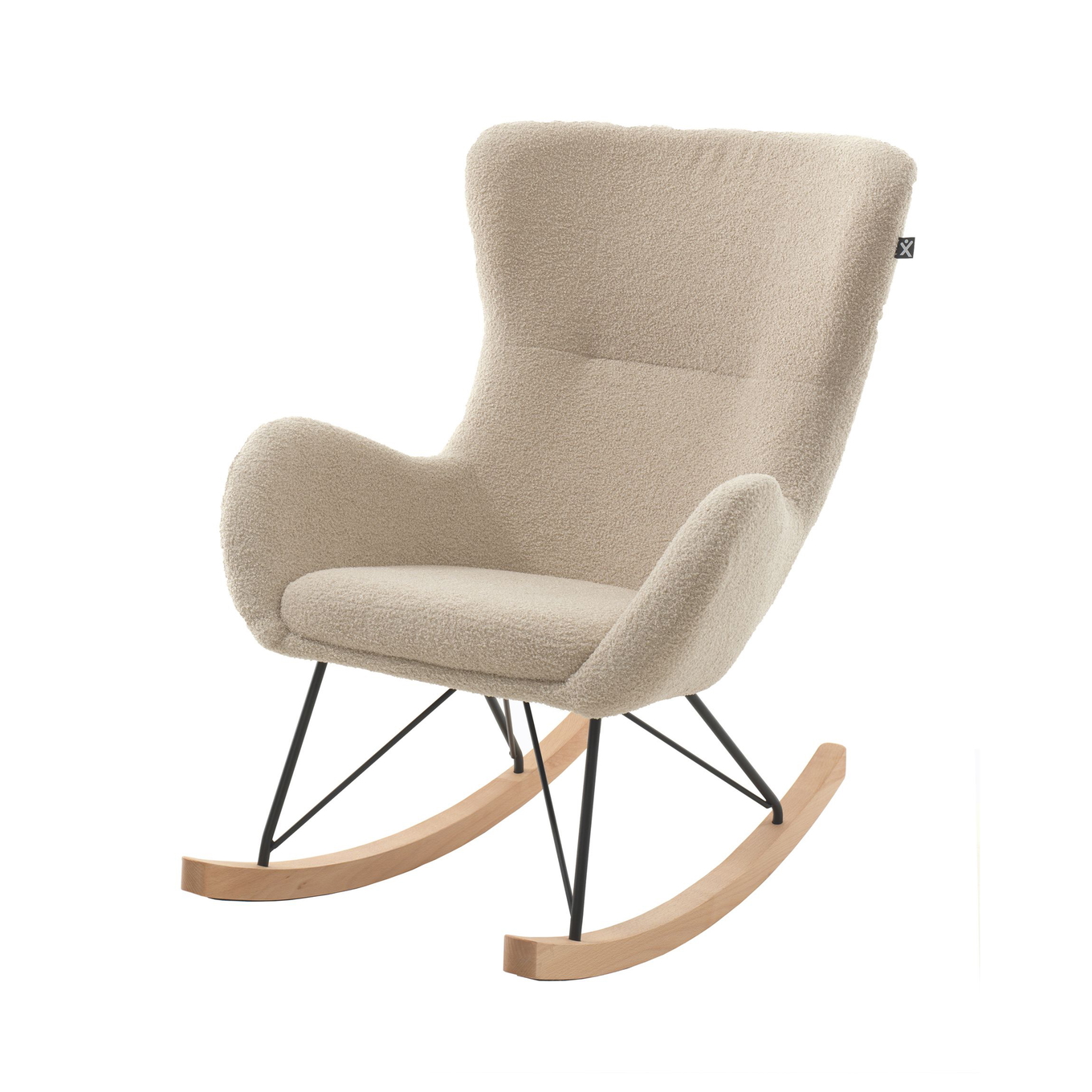 Schaukelstuhl Rocky Maxi Beige