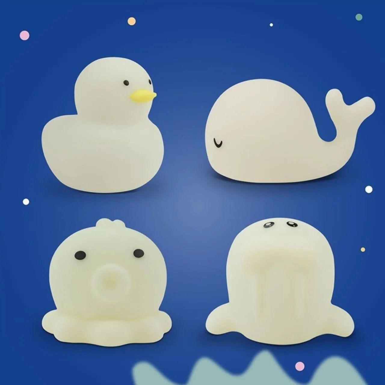 Lampe Wassertiere Set 3